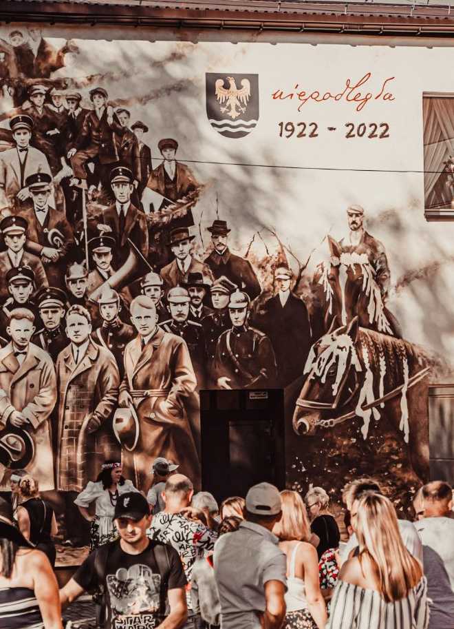 mural na terenie gminy Godów