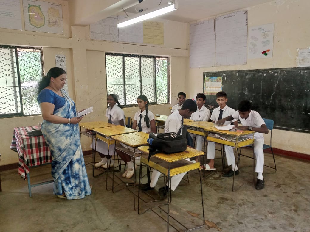 Współpraca  ze szkołą  w Sri Lance
