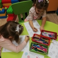 WIRUSOOCHRONA - projekt realizowany w przedszkolu. Przedszkolaki  podczas zajeć i zabaw (10)
