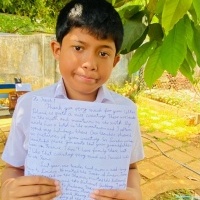 Listy siódmoklasistów dotarły na Sri Lankę (10)